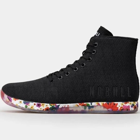 Nobull Men's Trainer High-Top in Black Daisy Sz 12 - Picture 1 of 14